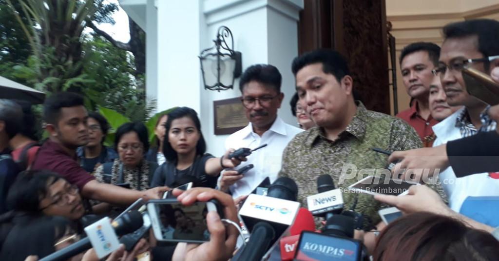 Jokowi Disebut Kirim Utusan Bertemu Prabowo, Ini Kata Erick Thohir
