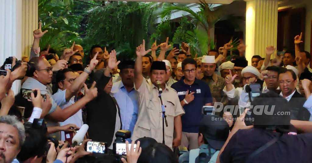 Gagal di Monas, BPN Prabowo Pindahkan Syukuran ke Rumah Kertanegara