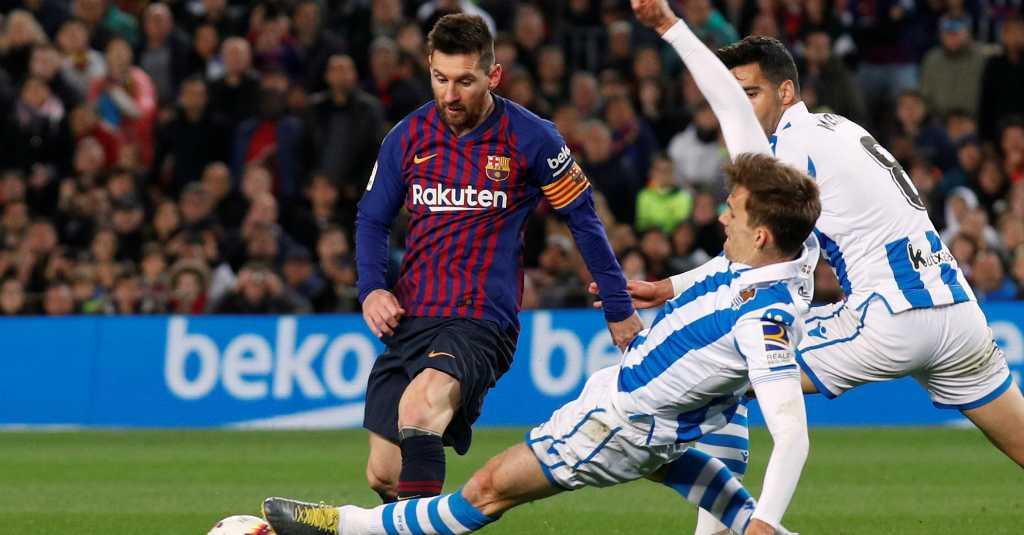 Assist Messi Antarkan Barcelona Bungkam Sociedad di Kandang
