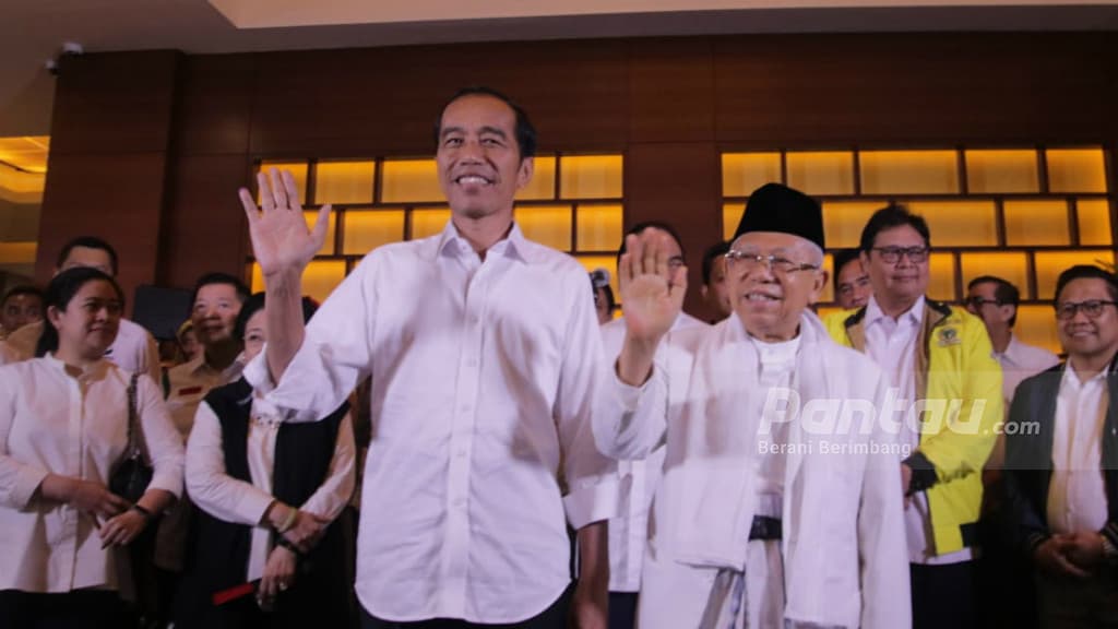 Situng KPU: Hingga Senin Siang, Jokowi-Ma'ruf Masih Unggul