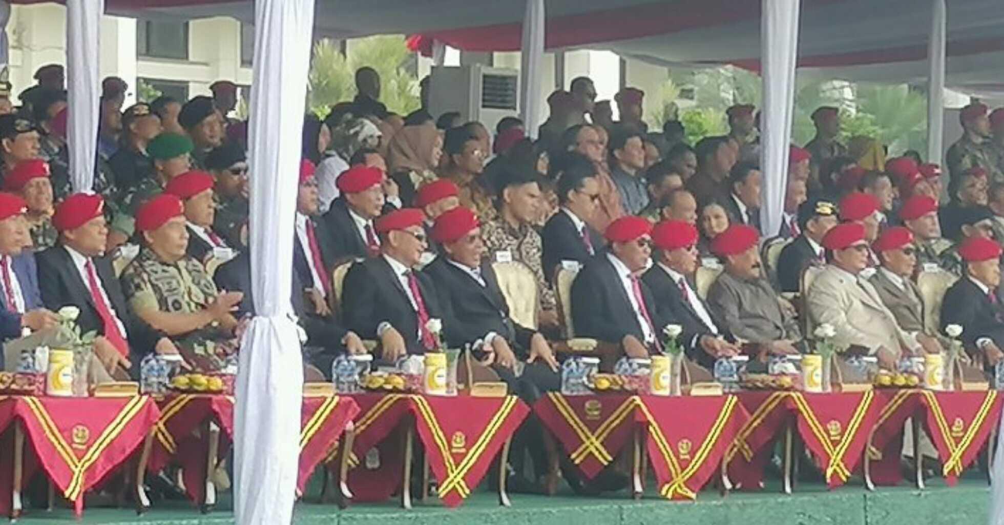 Prabowo, Gatot, dan Hendropriyono Hadiri HUT Kopassus di Cijantung