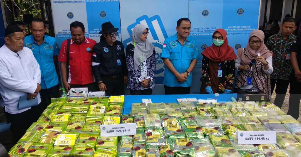 BNN Musnahkan Ratusan Kilogram Sabu Hasil Pengungkapan 6 Kasus