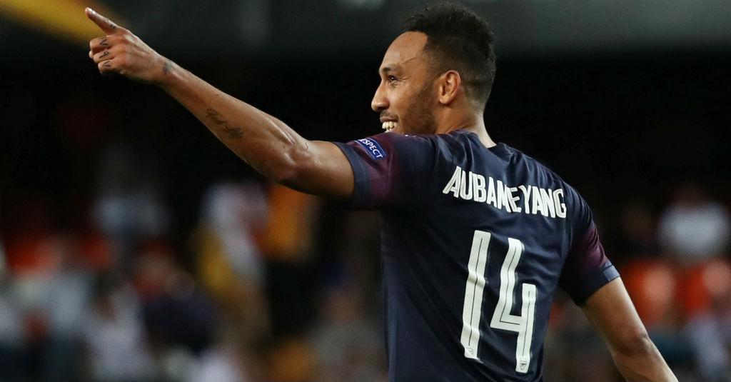 Cetak Hattrick, Aubameyang Bawa Arsenal ke Final Liga Europa