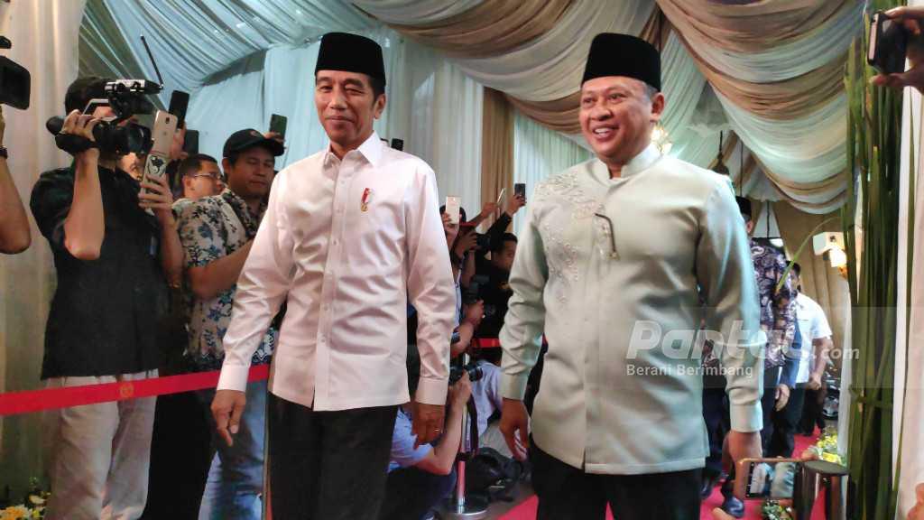 Presiden Jokowi dan Wapres JK Hadiri Buka Bersama di Rumah Ketua DPR