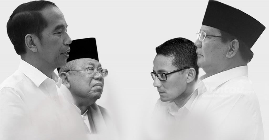 Rekapitulasi Nasional 17 Provinsi: Jokowi-Ma'ruf Unggul di 13 Provinsi