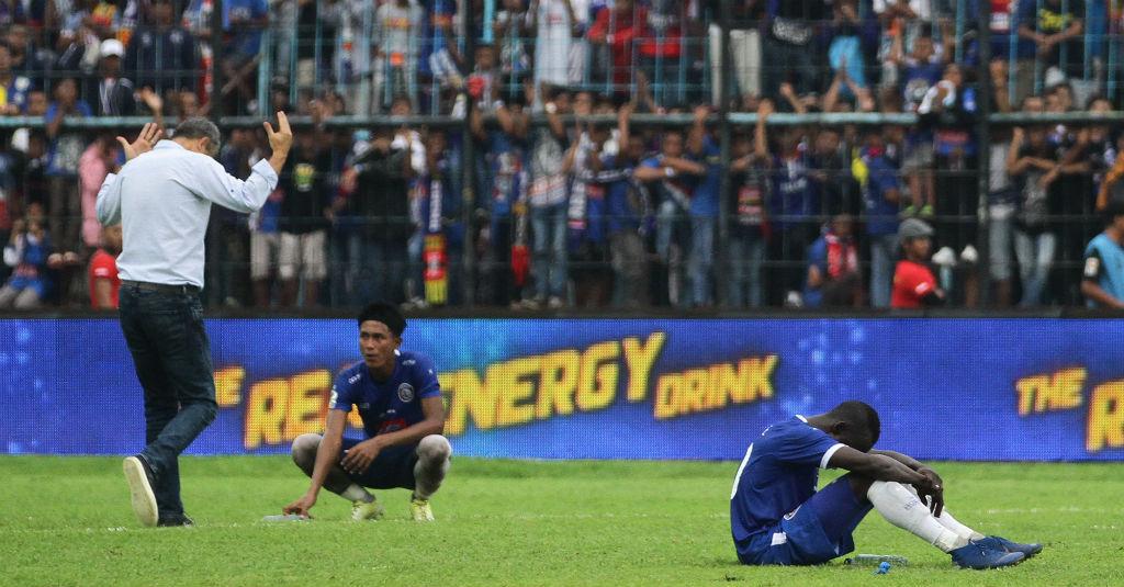 Laga PSS Sleman Kontra Arema Ditunda Akibat Ricuh