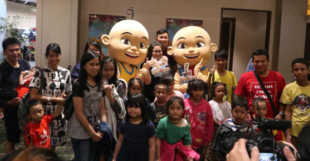 Maskot Upin Ipin Diboyong dari Malaysia ke 9 Bioskop di Indonesia