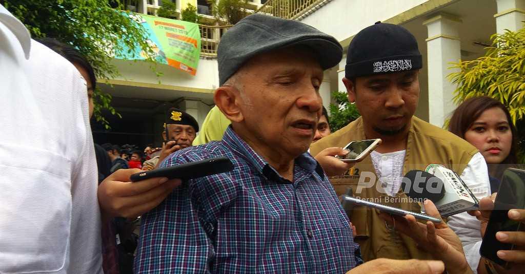 Polisi Agendakan Periksa Amien Rais Terkait Kasus Makar Senin Esok