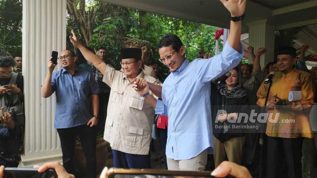 Di Kertanegara, Prabowo Tegaskan Tolak Hasil Pilpres 2019 Versi KPU