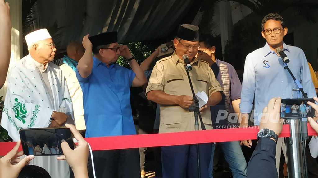 Di Kertanegara, Prabowo Minta TNI-Polri Tidak Sakiti Rakyat