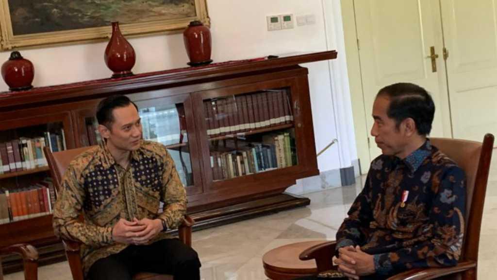 Ini yang Disampaikan AHY Usai Bertemu Jokowi di Istana Bogor
