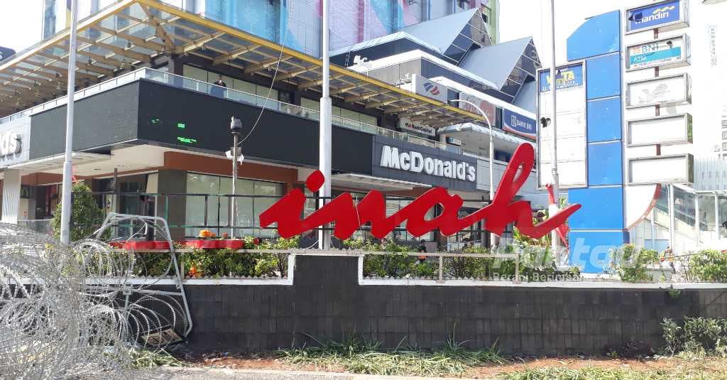Icon Gedung Sarinah Jadi 'Korban' Kericuhan Aksi Massa 22 Mei