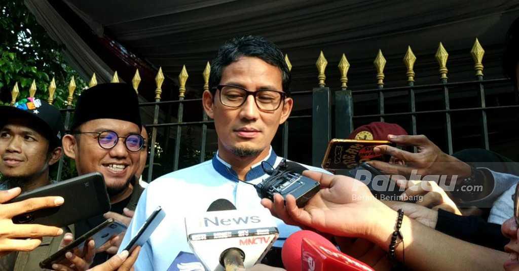 Begini Reaksi Sandiaga Soal Pertemuan Diam-diam Prabowo-JK