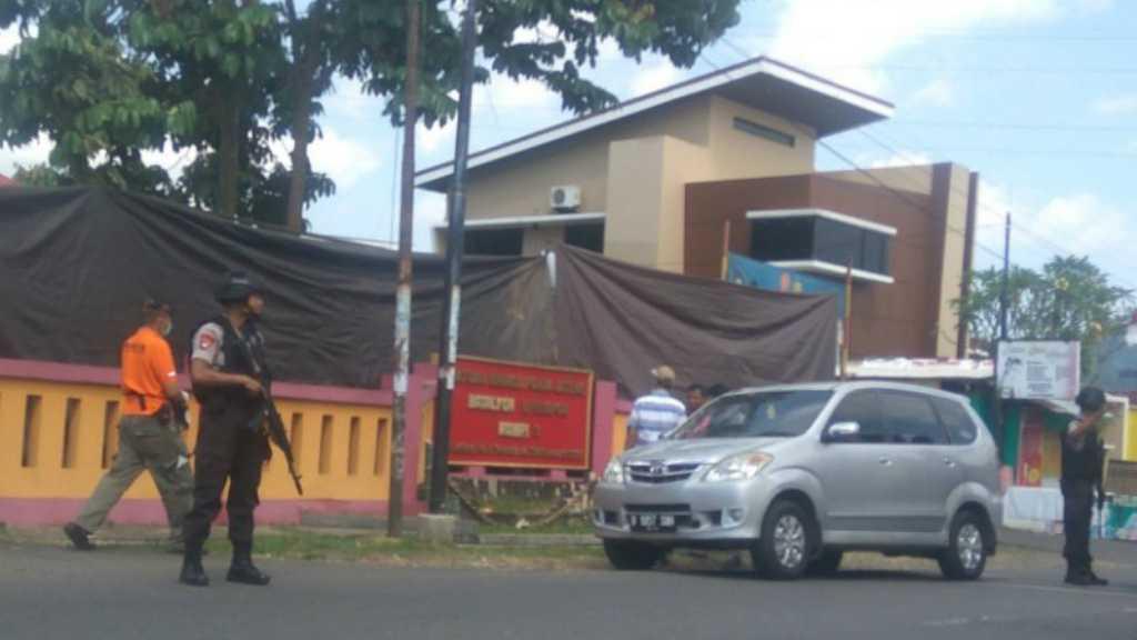 Mako Brimob Purwokerto Ditembak, Tim Inafis Gelar Olah TKP