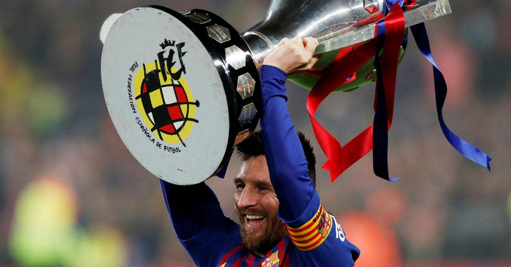 Kalahkan Ronaldo, Lionel Messi Raih Sepatu Emas ke-6