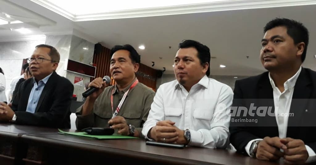 Ini Penjelasan Ketua Tim Hukum TKN Terkait Kedatangannya ke MK