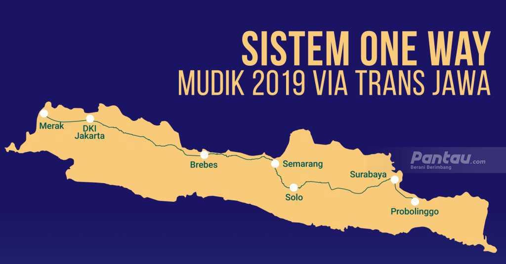 One Way di Tol Trans Jawa Berlaku Mulai Besok