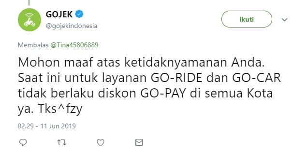 Netizen Shock! Promo Gopay Tak Berlaku Lagi untuk Go-Ride dan Go-Car