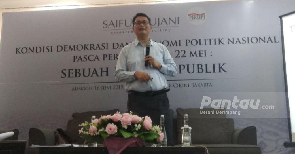 SMRC: Keyakinan Masyarakat Indonesia ke Arah yang Benar Turun 7 Persen