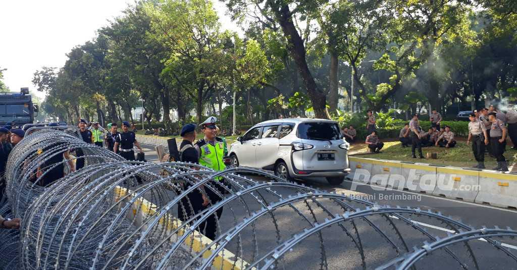 Sidang Sengketa Pilpres ke 3, Jalan Depan MK Ditutup Pukul 09.00 WIB