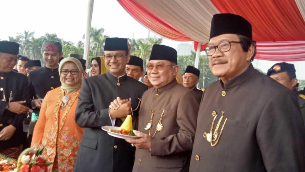 HUT Jakarta: Anies Bicara Wajah Baru dan Tumpeng untuk Nachrowi Ramli