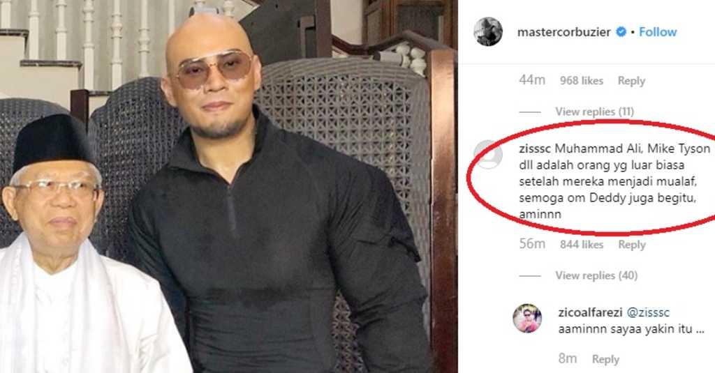 Netizen Doakan Deddy Corbuzier Jadi Hebat Bak Muhammad Ali