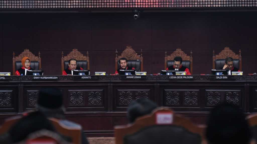 MK Tolak Eksepsi KPU-Tim Jokowi Soal Perbaikan Berkas Kubu Prabowo