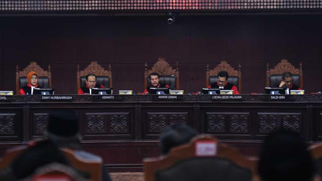 MK Tolak Eksepsi KPU-Tim Jokowi Soal Perbaikan Berkas Kubu Prabowo