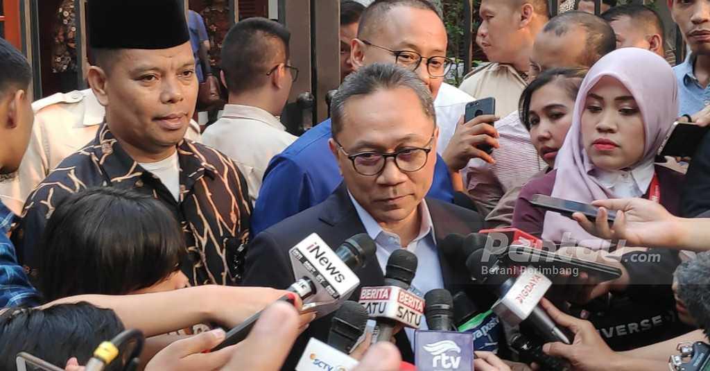 Ketum PAN Zulkifli Hasan Serahkan Nasib Koalisi ke Prabowo