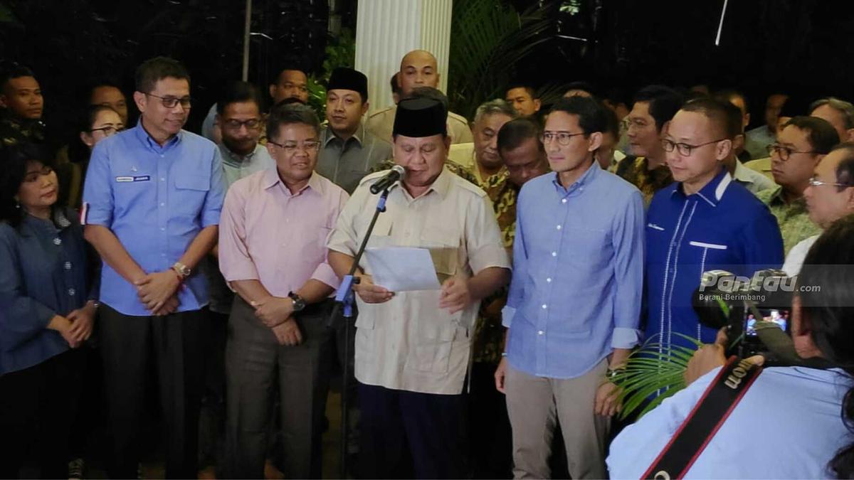 Gugatannya Ditolak MK, Prabowo: Kami Patuh Meski Mengecewakan