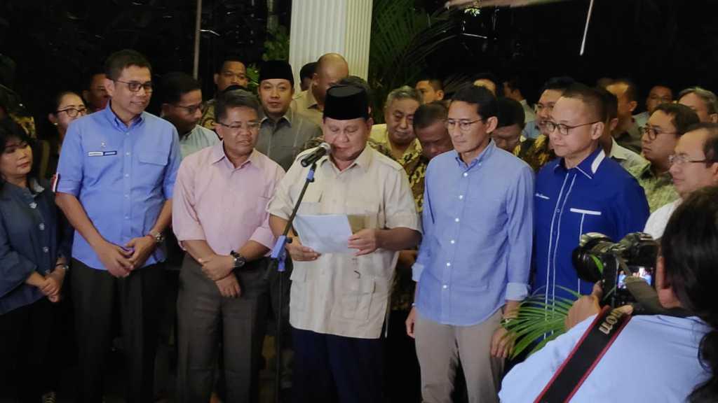 Prabowo Belum Beri Selamat ke Jokowi, Ini Kata Politikus Gerindra