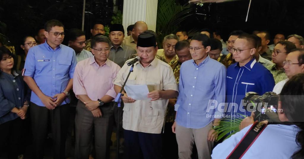 TKN Berharap Prabowo-Sandi Turut Hadiri Rapat Pleno di Gedung KPU