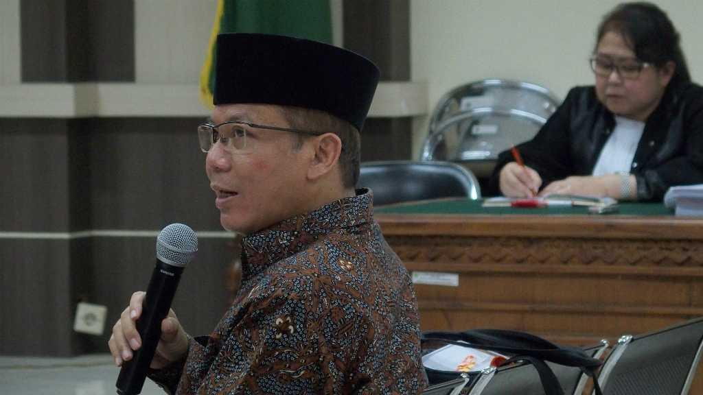 Taufik Kurniawan Minta Dibebaskan dari Tuntutan di Sidang Pleidoi