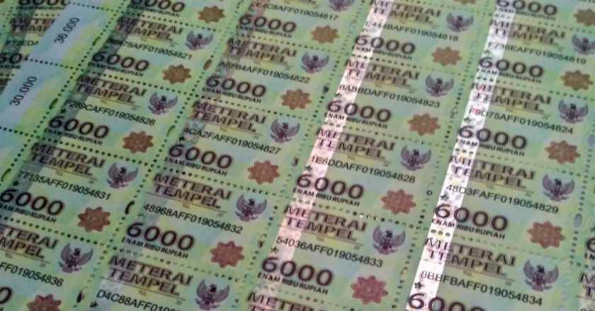 RUU Tentang Bea Materai: Harga Materai Naik Jadi Rp10.000