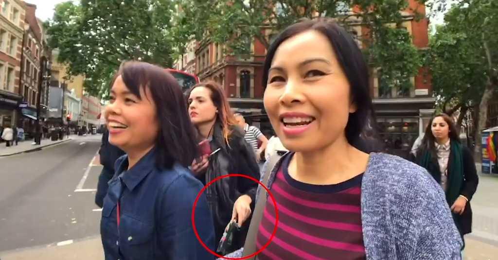 Video Detik-detik Aksi Pencopet Cantik di London Terekam Kamera Korban