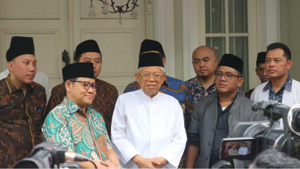 Cak Imin Temui Ma'ruf Amin, Jubir Wapres: Hanya Halal Bihalal