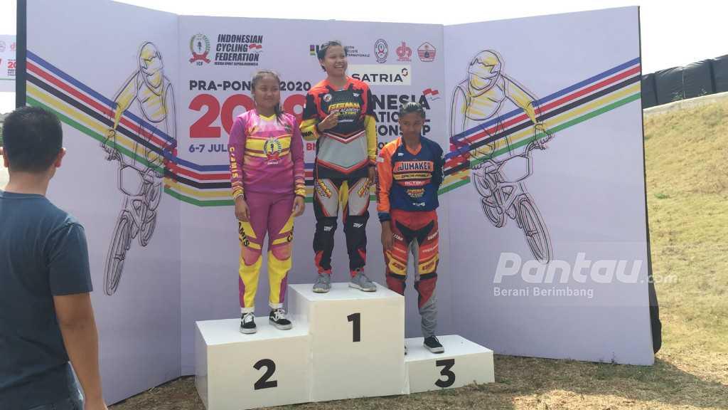 Wiji Lestari Berjaya di Kejurnas BMX 2019