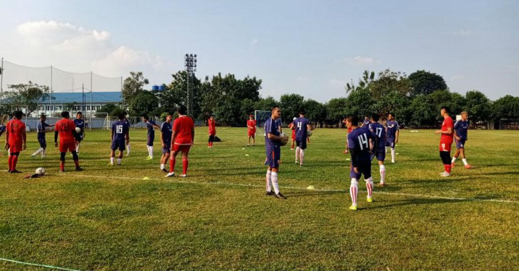 Persija Jakarta Latihan Intensif di Lapangan Sutasoma Jelang Kontra Persib