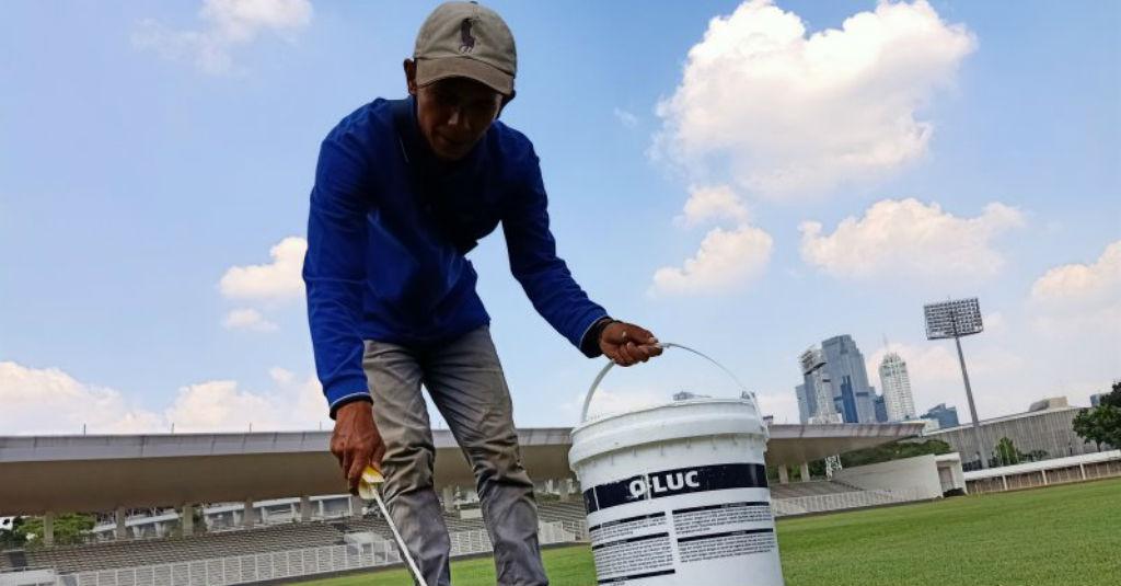 Bakal Digunakan Bhayangkara FC, Stadion Madya Lakukan Pembenahan