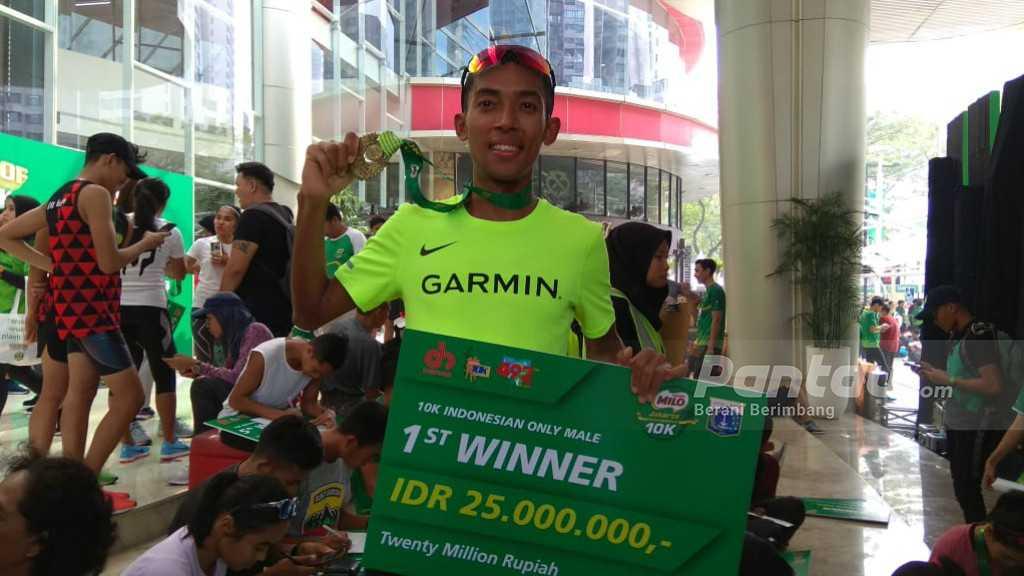 Pelari Nasional Juara Milo Jakarta International 10K