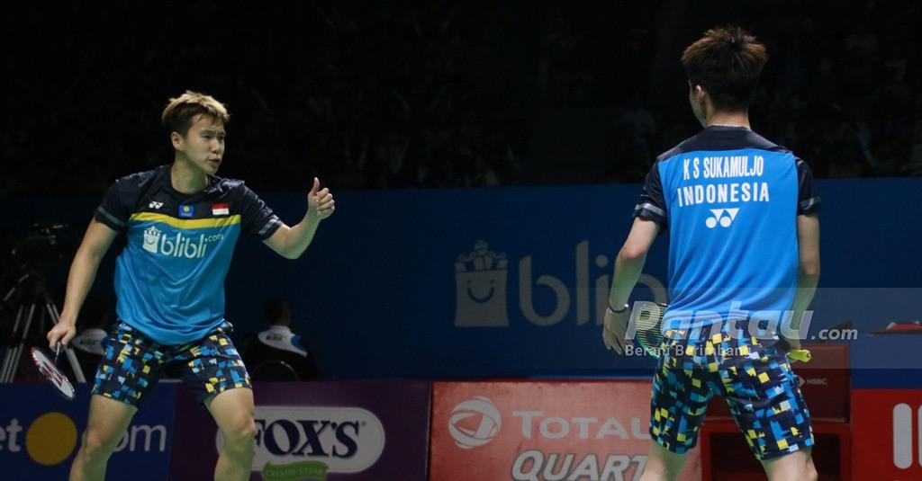Kevin/Marcus Tapaki Babak Kedua Indonesia Open 2019