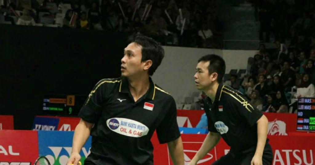 Lewat Laga Sengit, Hendra/Ahsan Akhirnya ke Babak Kedua Indonesia Open