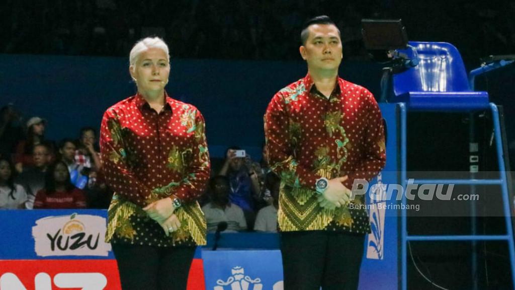 Semifinal Indonesia Open 2019: Batik dan Blangkon Curi Perhatian Penonton