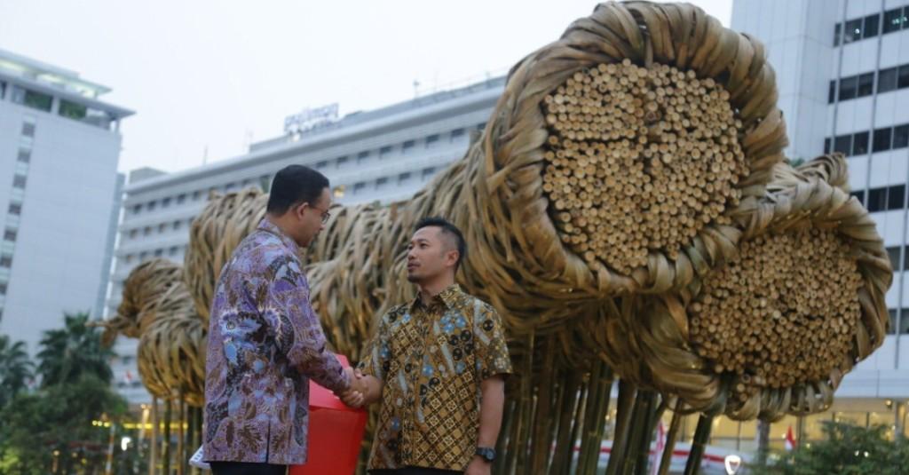 Instalasi Serupa Bambu Getah Getih Akan Muncul di Sudut-sudut Kota Jakarta