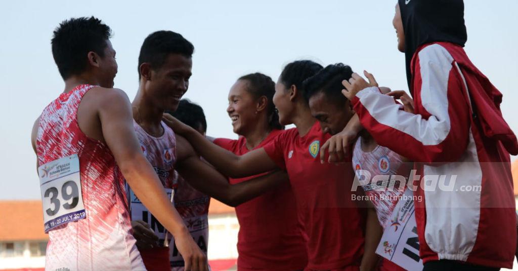 Tim Estafet Putra-Putri Raih Medali Emas di ASG 2019