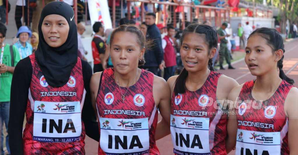 Girangnya Erna Raih 3 Emas di ASG 2019