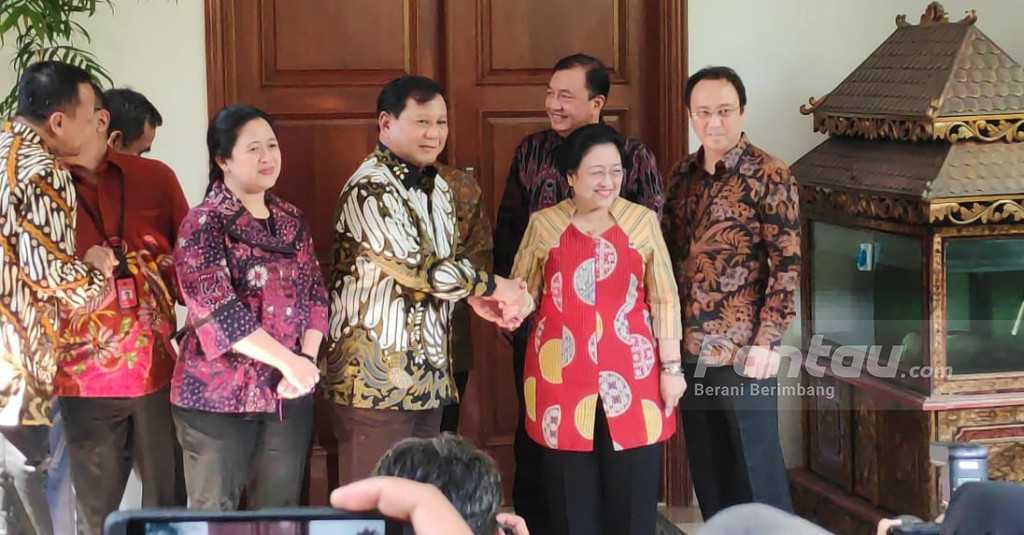 Dari Megawati, BG, hingga Puan Maharani Sambut Prabowo di Teuku Umar