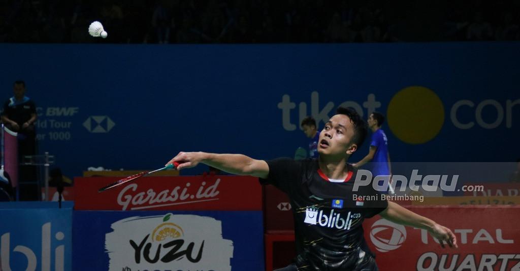 Mulus ke Perempatfinal Jepang Open, Ginting Ogah Pikirkan Momota
