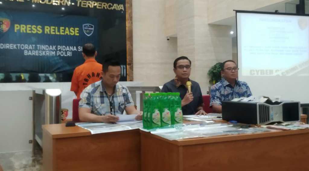 Pelaku Pembobolan Rekening Dana Bank BUMN Rp1,7 Miliar Ditangkap