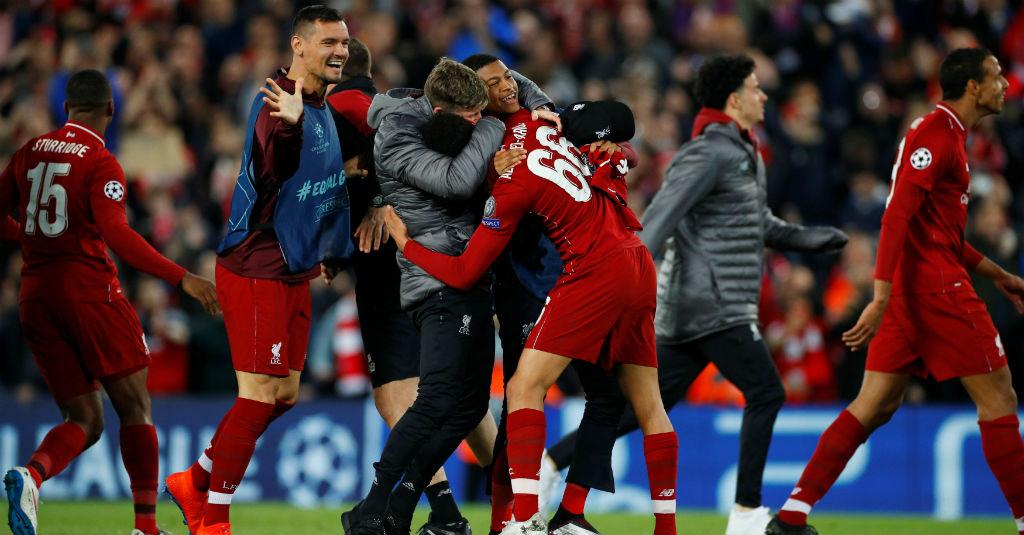 Daftar Nominasi Penghargaan Champions League 2018-2019, Liverpool Dominan